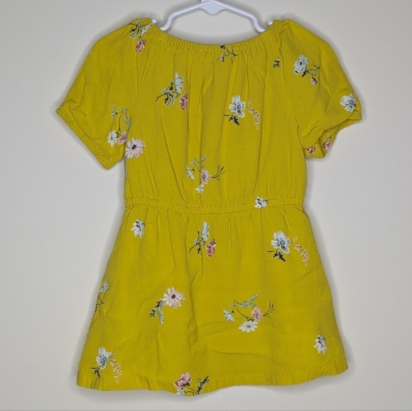 Loft Yellow Flower Dress Tunic 3/4 - Picture 2 of 4